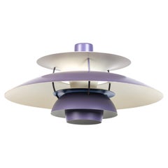 A Purple Louis Poulsen PH5 Pendant