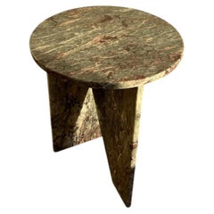 Salome Marble Sculptural Side Table