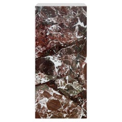 PIASTRA Rosso Levanto Marble Pedestal