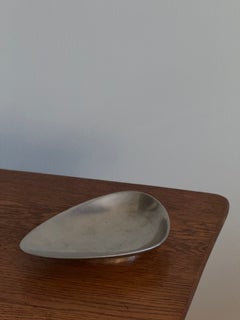 Arne Erkers Pewter Dish, Model 2618, for Just Andersen, Denmark