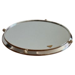 BMF Mirrored Revolving Serving Tray or Lazy Susan, West Germany, Mid-20th Centur
