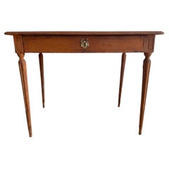 Louis XVI Style Writing Desk Refinished in Brick-Orange Patina