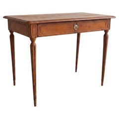 Louis XVI Style Writing Desk Refinished in Brick-Orange Patina