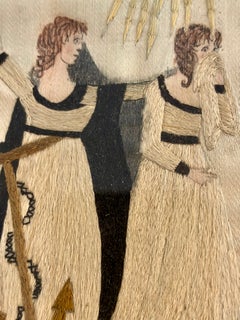 Ricamo commemorativo dedicato a una studentessa di Cambridge, Massachusetts – XVIII secolo