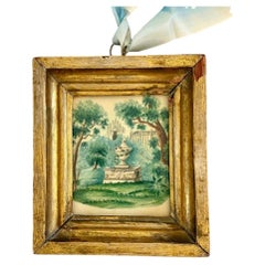 Small Watercolor Memorial Painting for Samuel Merrell