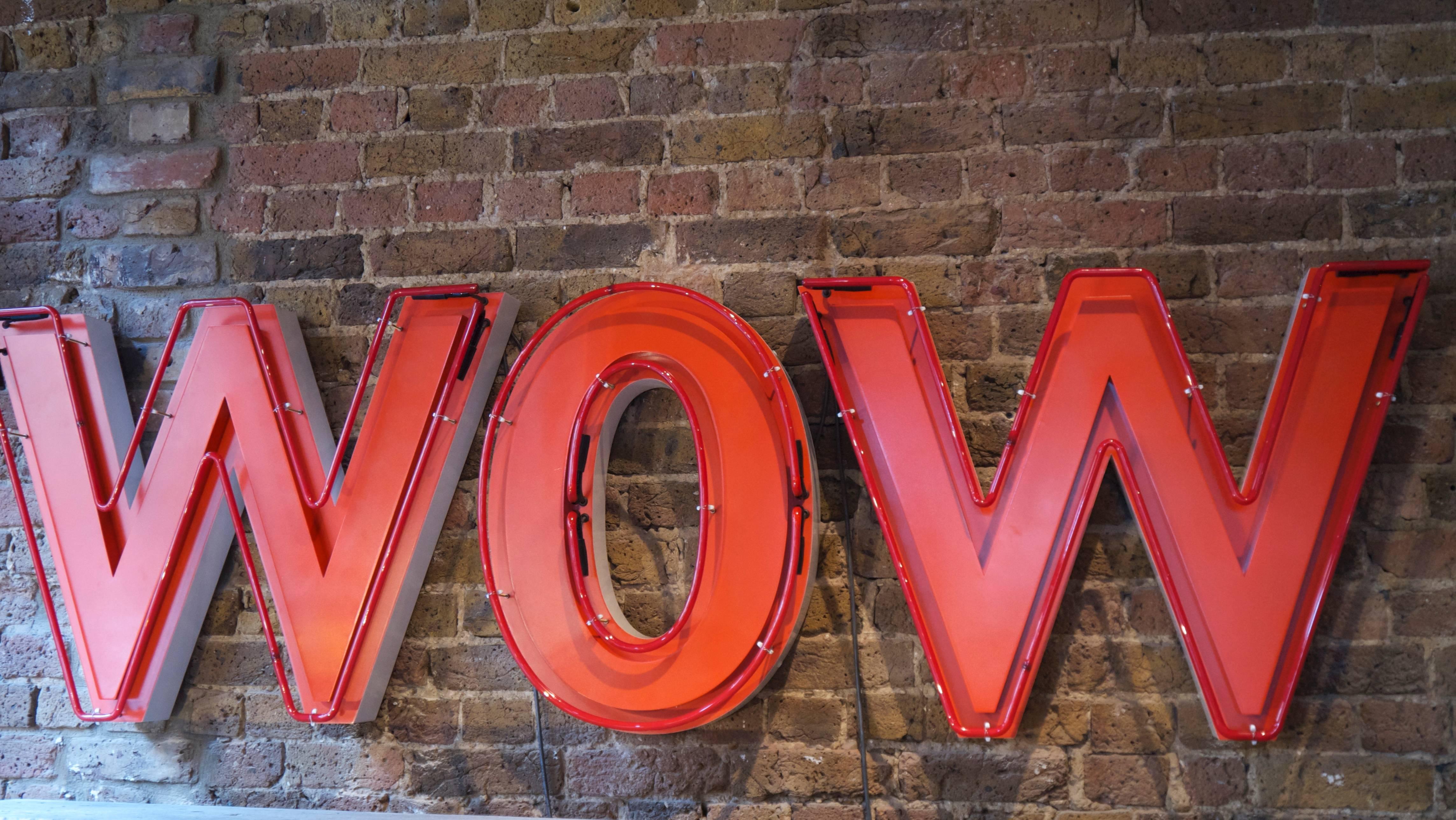Late 20th Century Original 1970s Restored Woolworths Neon Letters