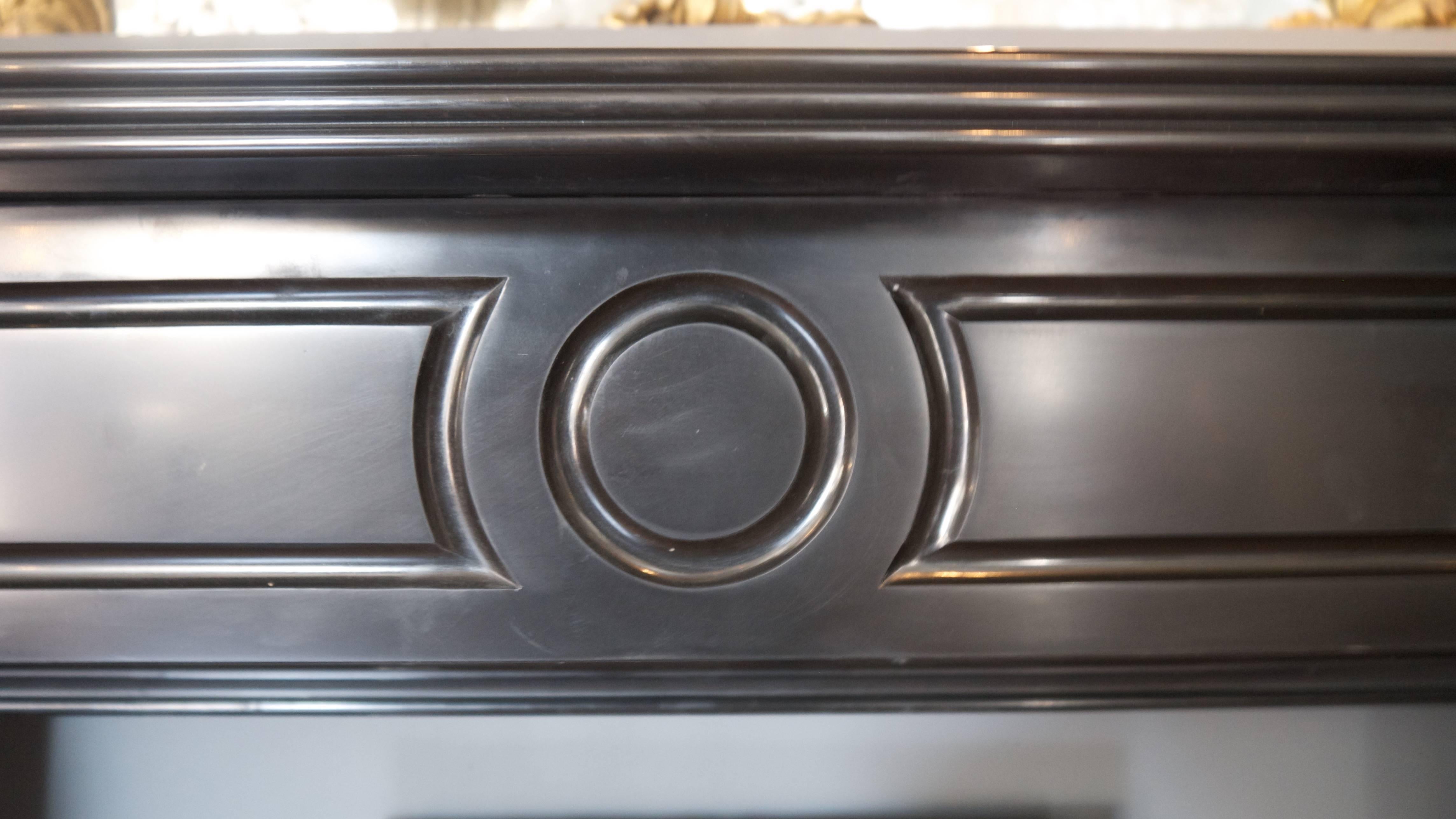 Early 19th Century, Regency Neoclassical Black Marble Surround 1
