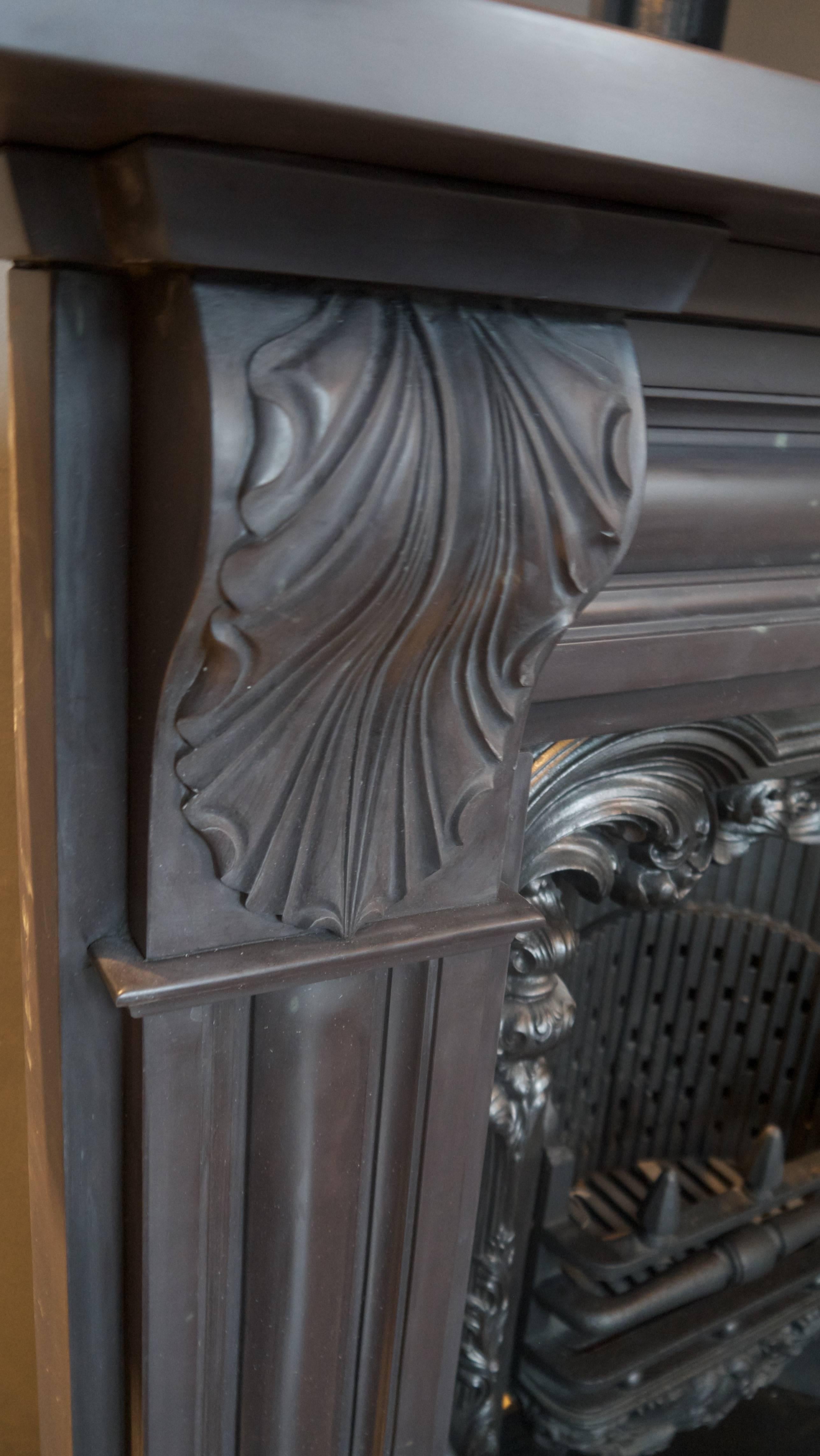 AntiqueScottish Slate Corbel fireplace In Good Condition For Sale In London, GB