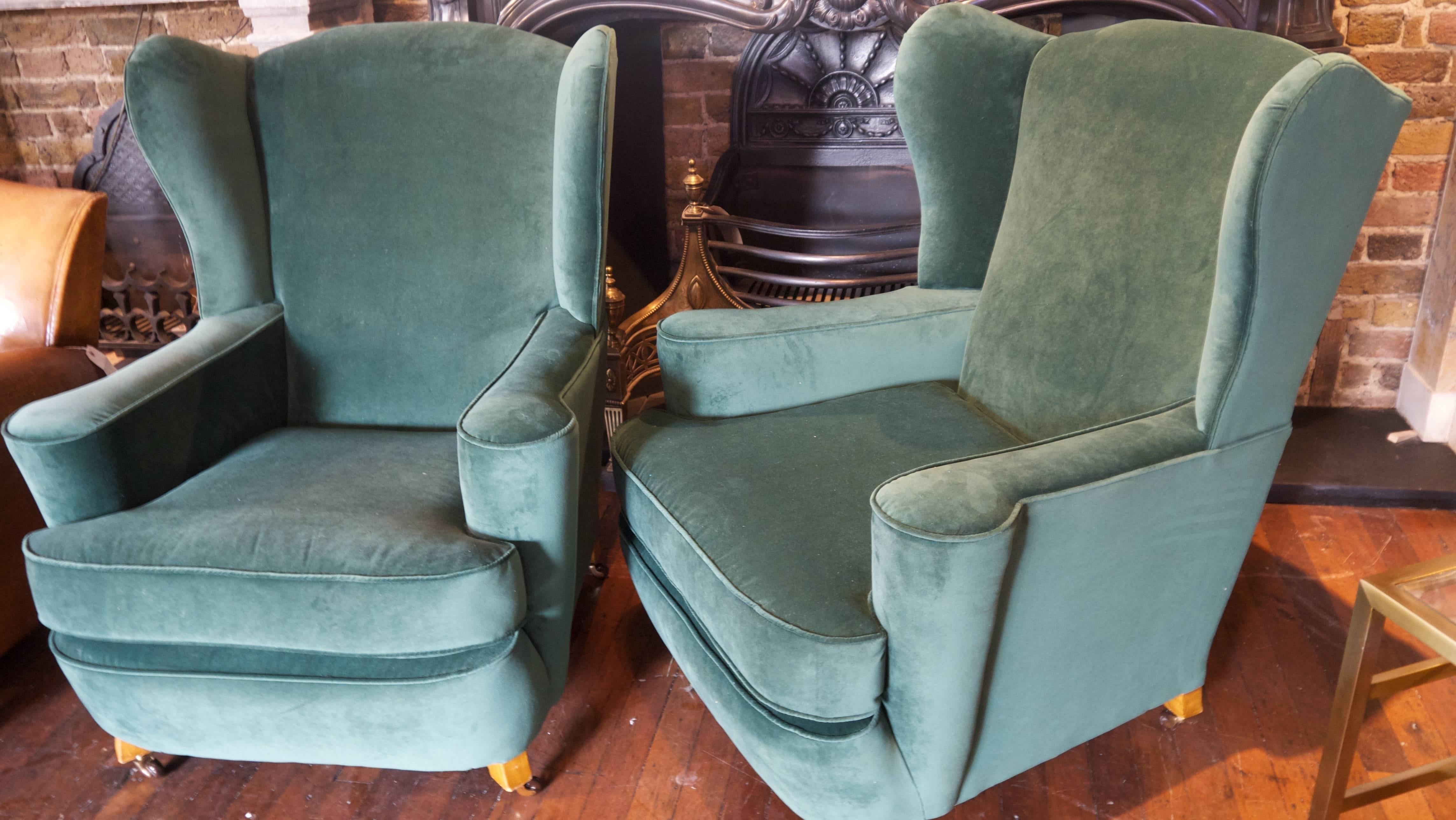 Pair of 1950s German Armchairs In Excellent Condition For Sale In London, GB
