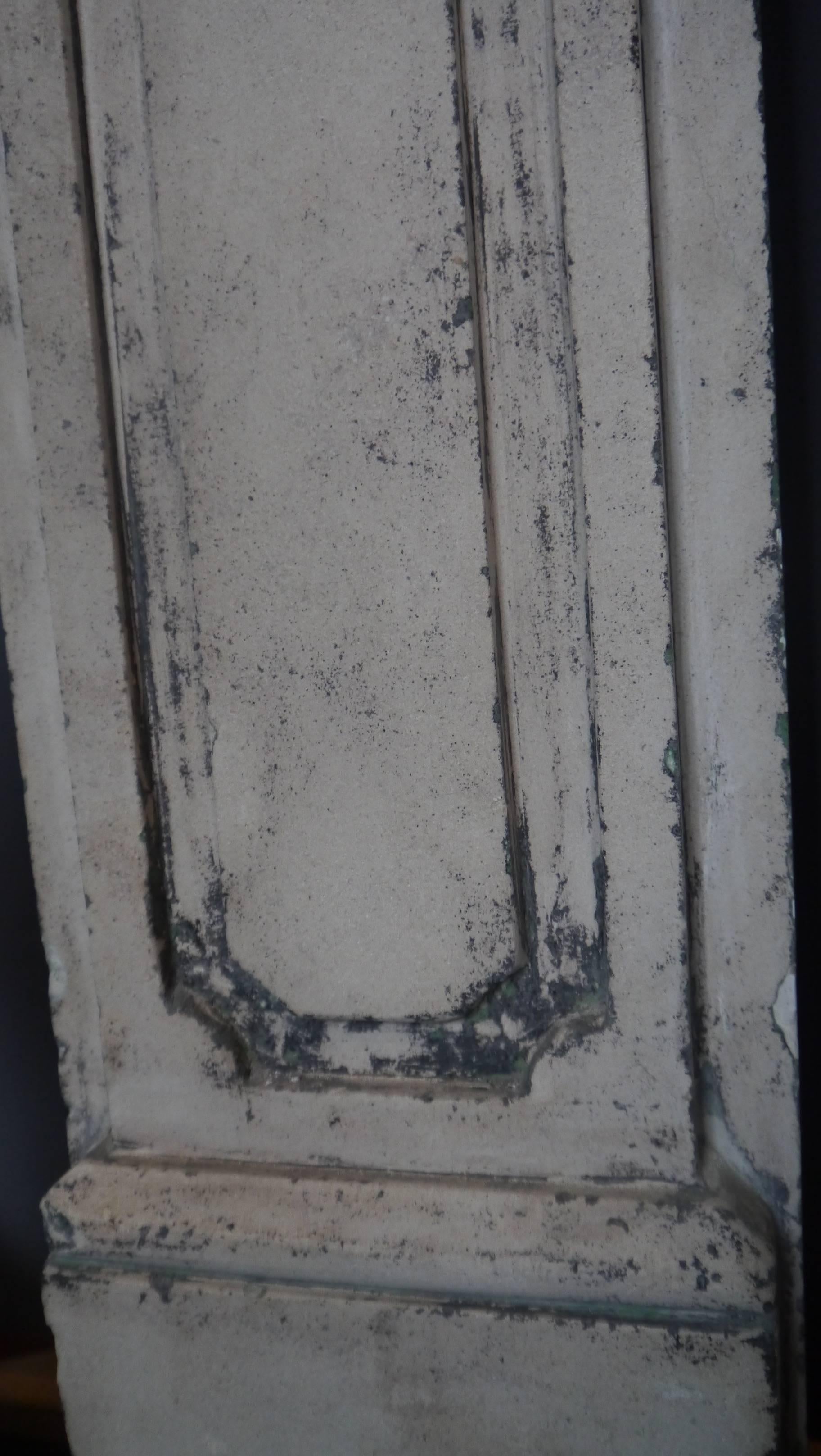 Antique William IV Bath Stone fireplace mantel piece For Sale 1
