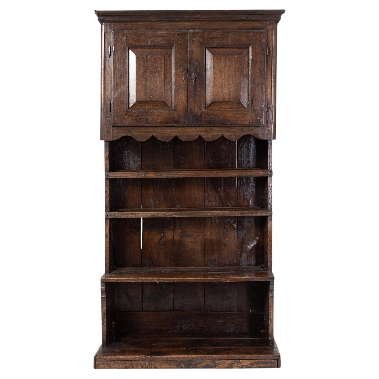 18th Century Provincial French Oak Cupboard For Sale
