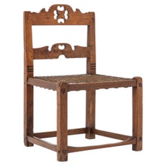 Mid-19th Century Hardwood and Rawhide South African Cape Colony Chair
