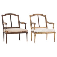 Near Pair of 19th Century Decorative Small Lady’s Bedroom Chairs