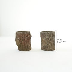 Pair of Mid 20th Century “faux bois” (false wood) Planters