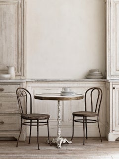 Marble Topped French Bistro Table
