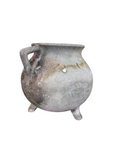 Willy Guhl Cauldron Planter in Gray