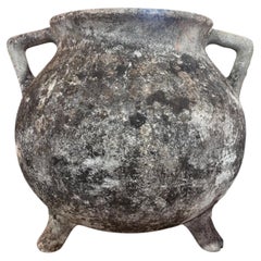 Willy Guhl Cauldron Planter in Gray