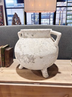 Willy Guhl Cauldron Planter in White