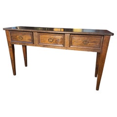 French Oak Dresser base or server or sofa table, c.1880