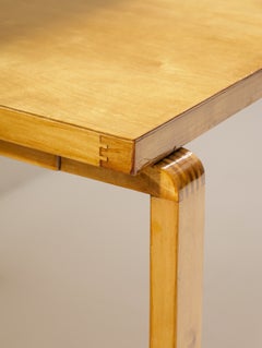 alvar aalto war-leg table for artek, 1940s