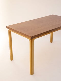 aalto y-leg dining table for artek, 1950s