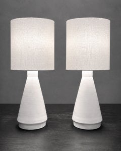 Aero Grande plaster table lamps by Andrew Margolin