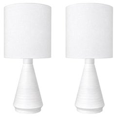 Aero Grande plaster table lamps by Andrew Margolin