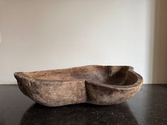 Very large 18th-Century handcarved Norwegian wooden Bowl