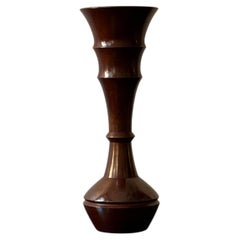 An elegant modernist bronze vase by Nakajima Yasumi II
