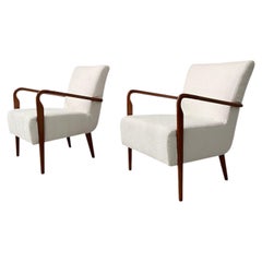 Ein Paar Sessel des Modells 401 von Ufficio Tecnico Cassina, Italien, Ende der 1940er Jahre