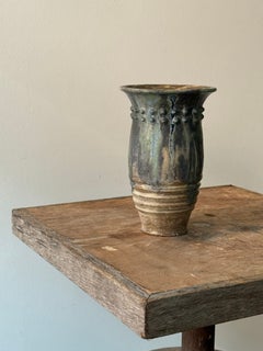Charles Gréber Glazed Stoneware Vase, Beauvais, France, circa 1910–1920