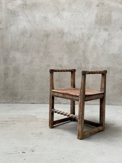 Early 18th Century Swedish Vernacular Bordstol or Chair-Table