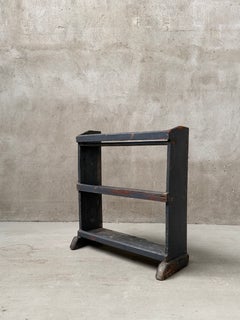 Late 18th Century Flemish or Dutch Painted Pine Kitchen Rack, circa 1760–1820