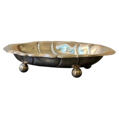 WMF Silver-Plated Centerpiece Bowl on Ball Feet, Germany, circa 1950