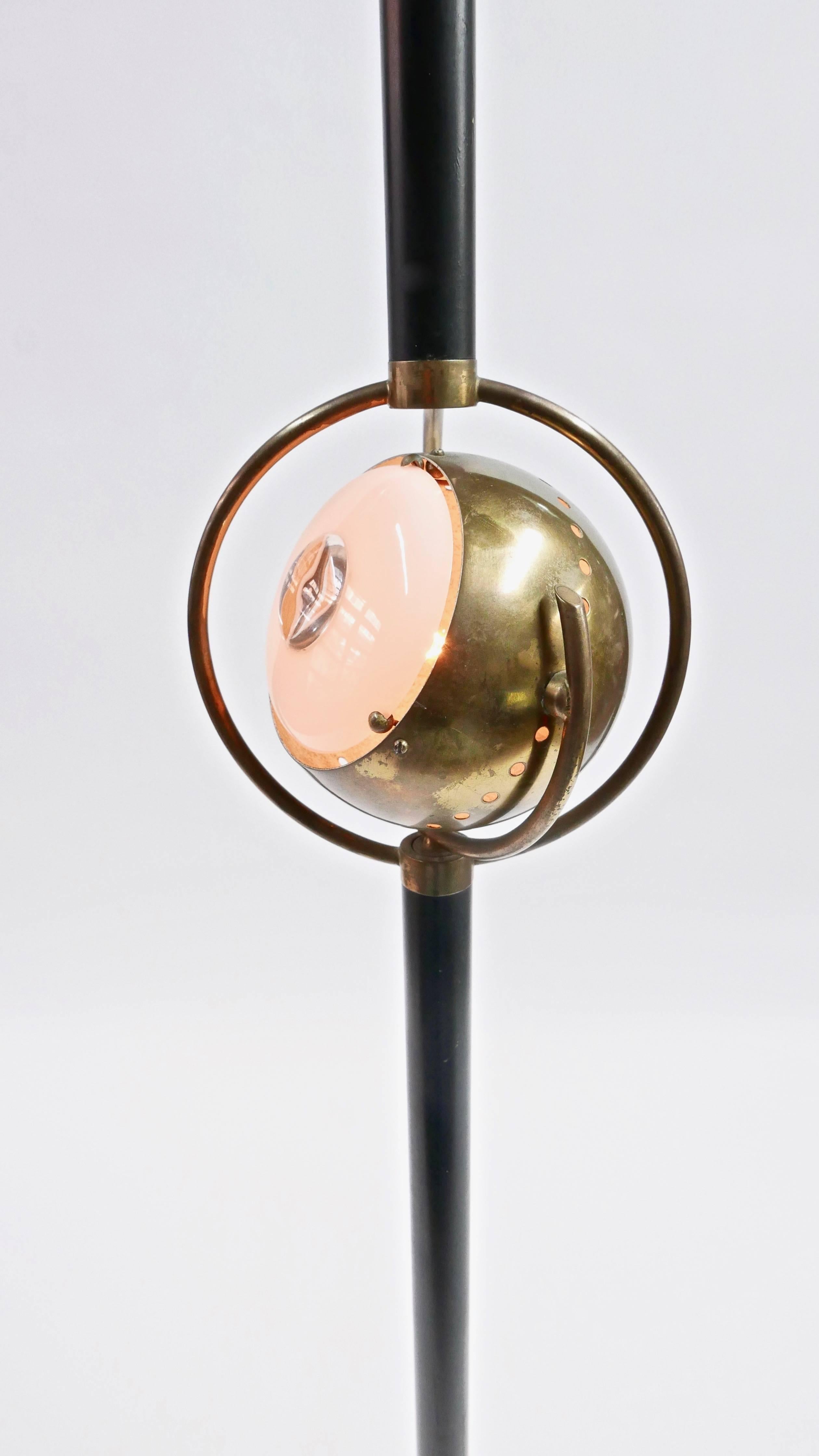 Italian Angelo Lelli Eye Lamp for Arredoluce For Sale