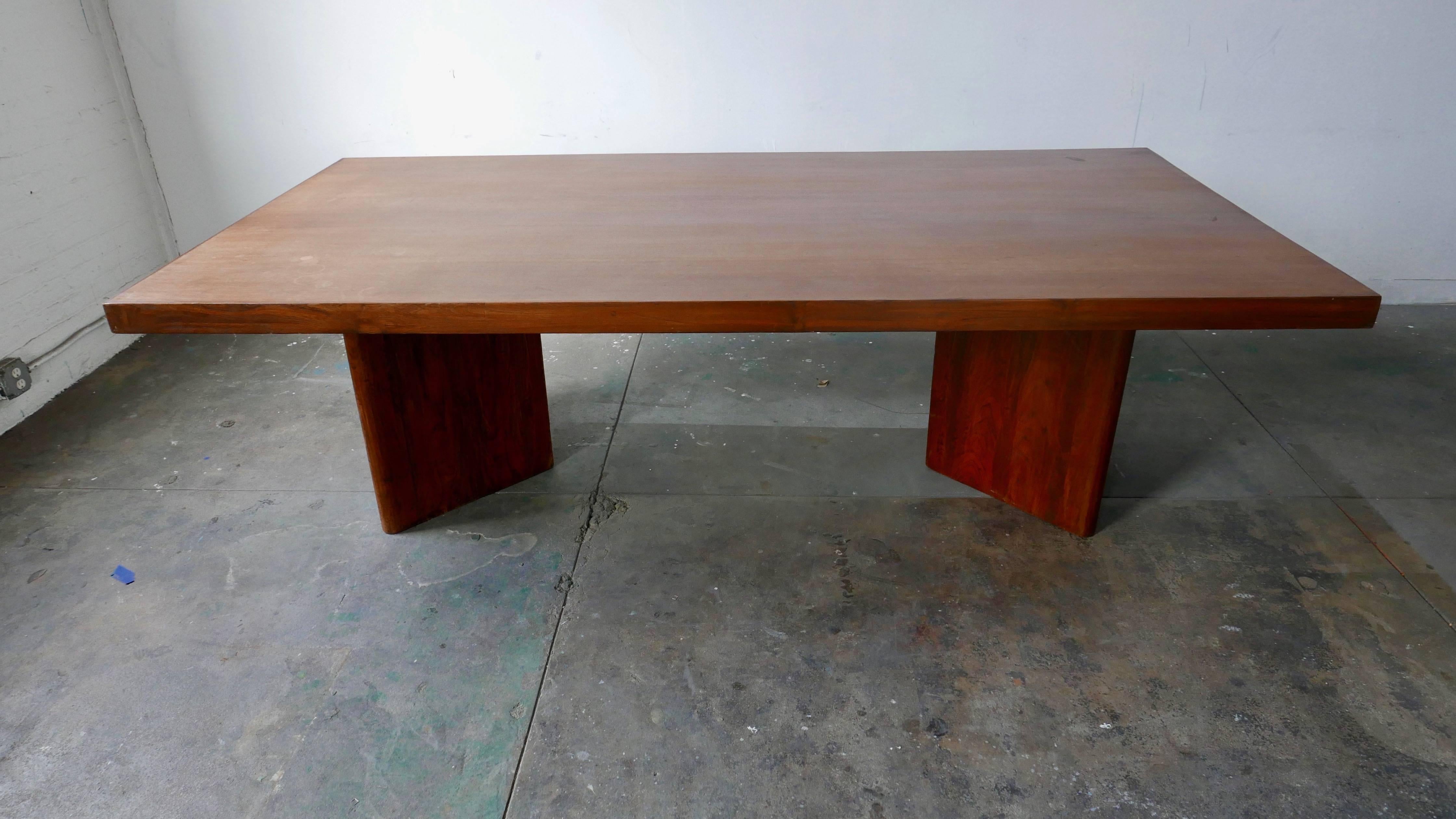 Indian Large Pierre Jeanneret Library Table