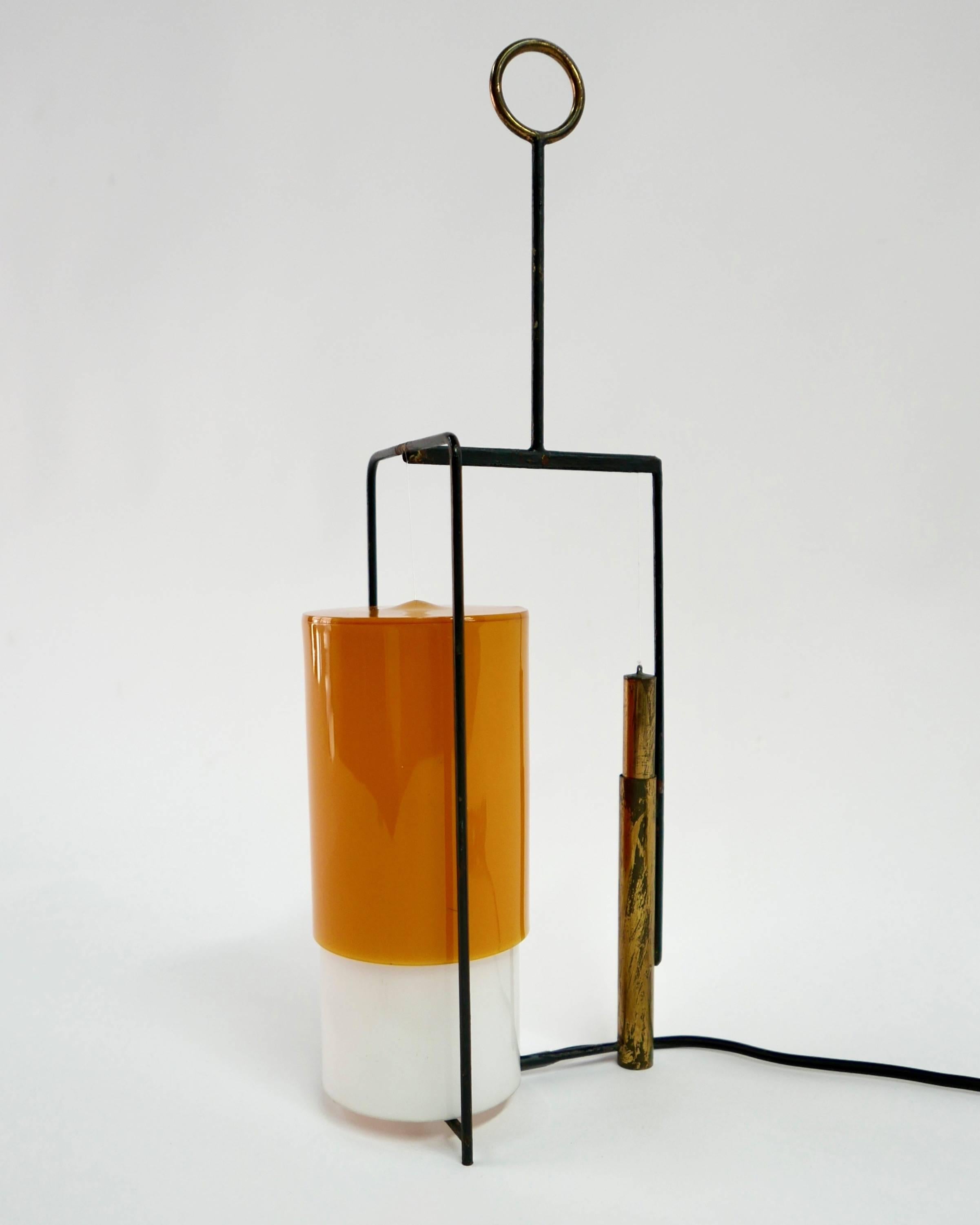 Italian Angelo Lelii Table Lamp for Arredoluce For Sale