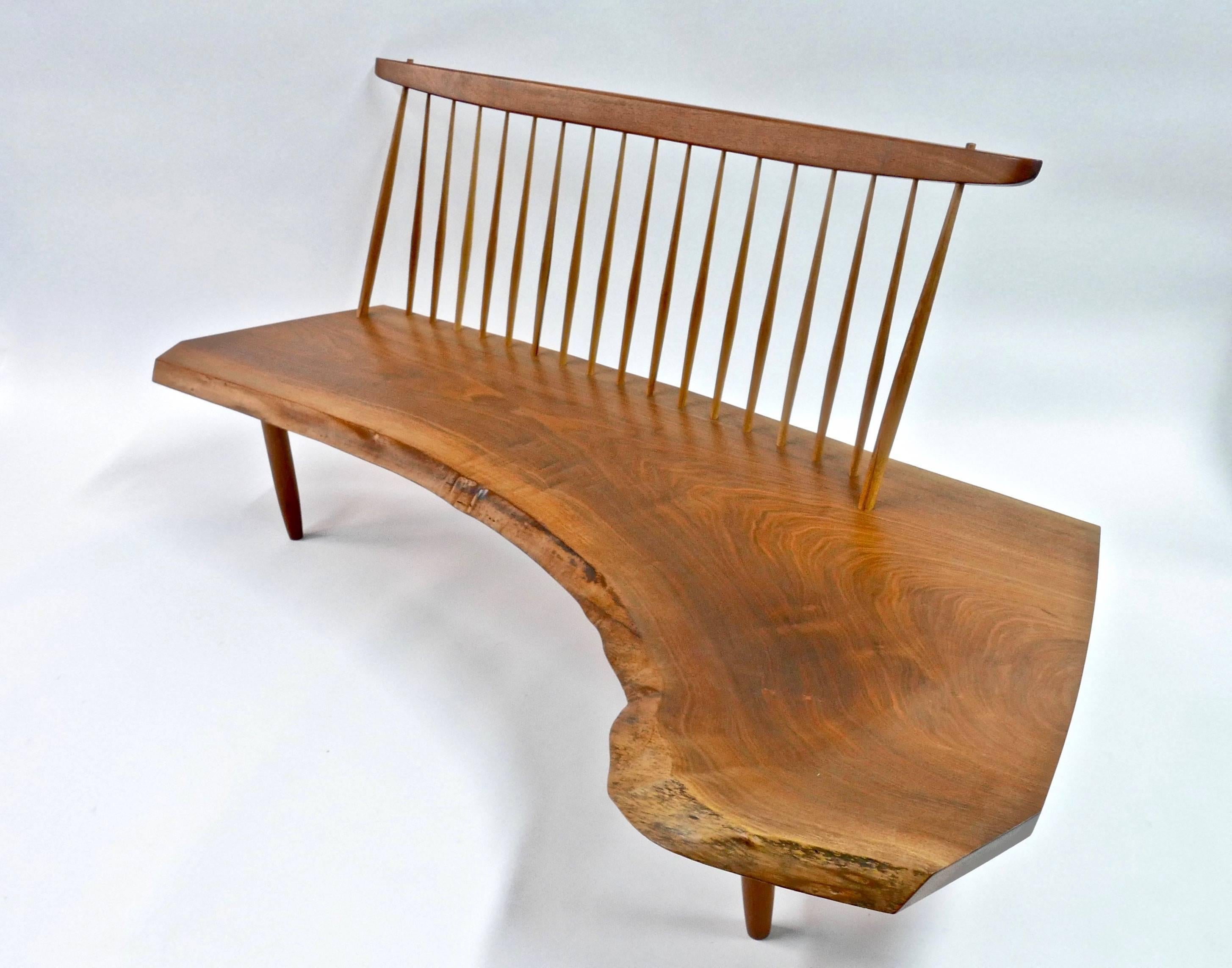 George Nakashima Conoid Bench 3