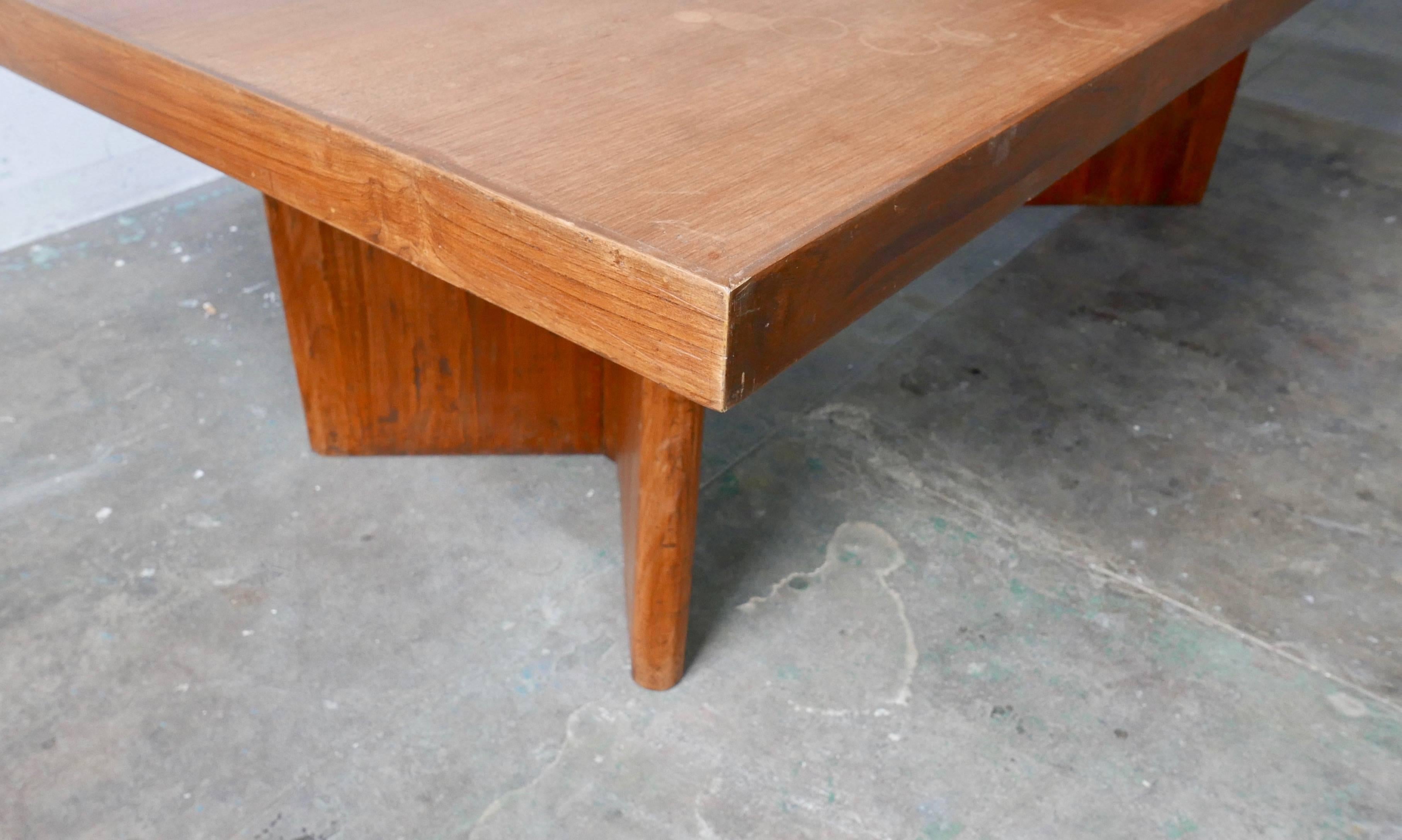 Large Pierre Jeanneret Library Table In Excellent Condition In Brooklyn, NY