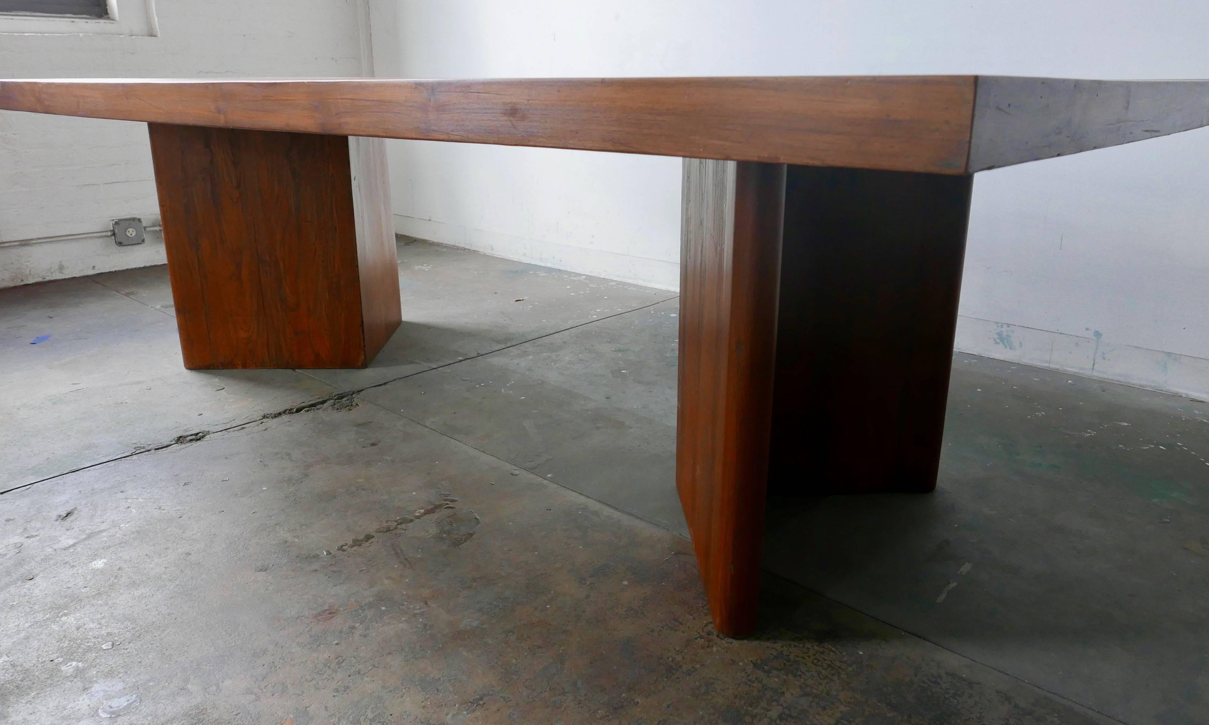 Large Pierre Jeanneret Library Table 1