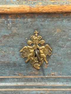 18th Century Swedish Painted Writing Desk