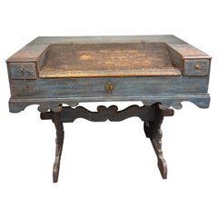18th Century Swedish Painted Writing Desk
