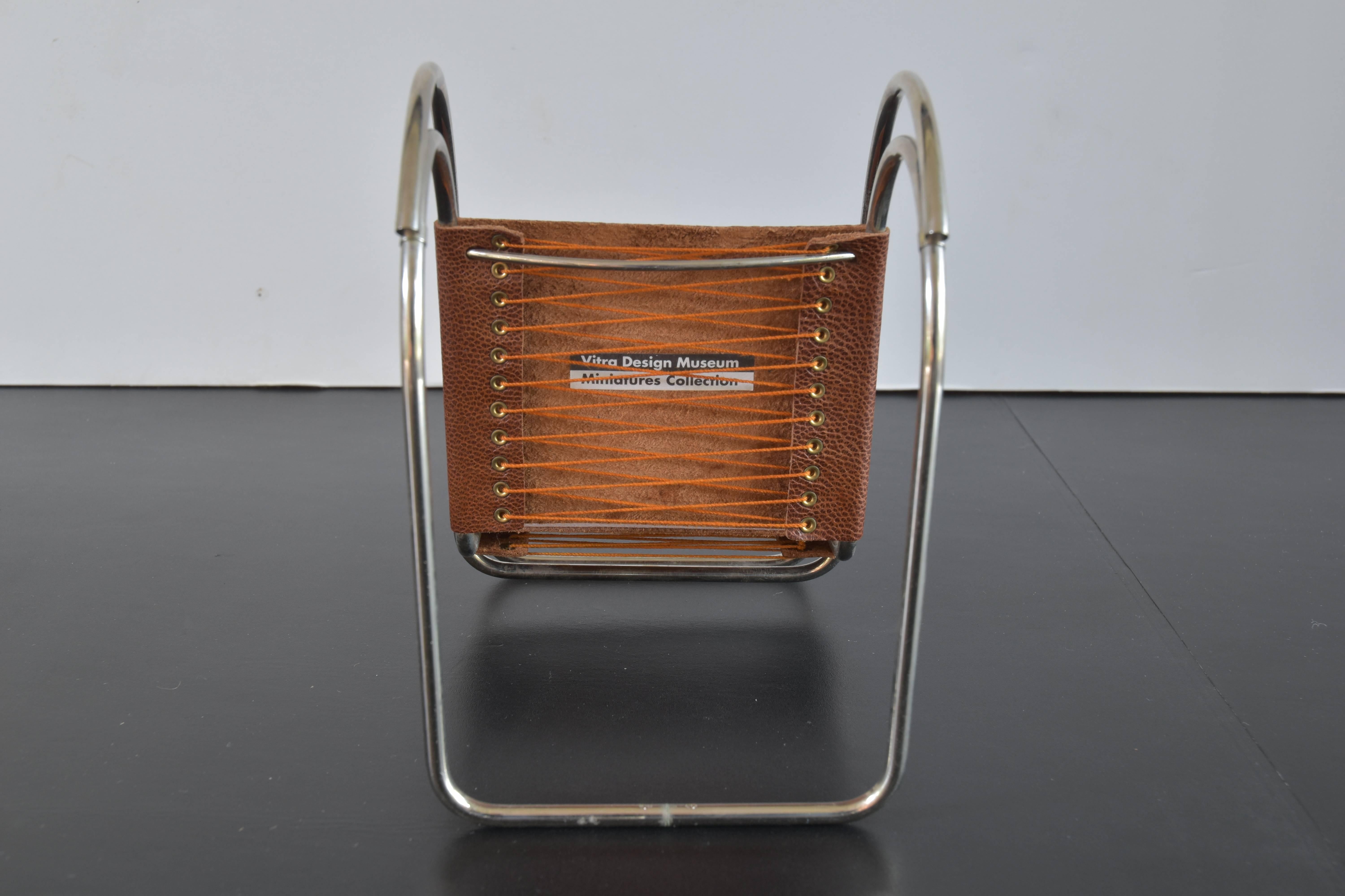 Miniature Ludwig Mies van der Rohe MR 20 Chair 1