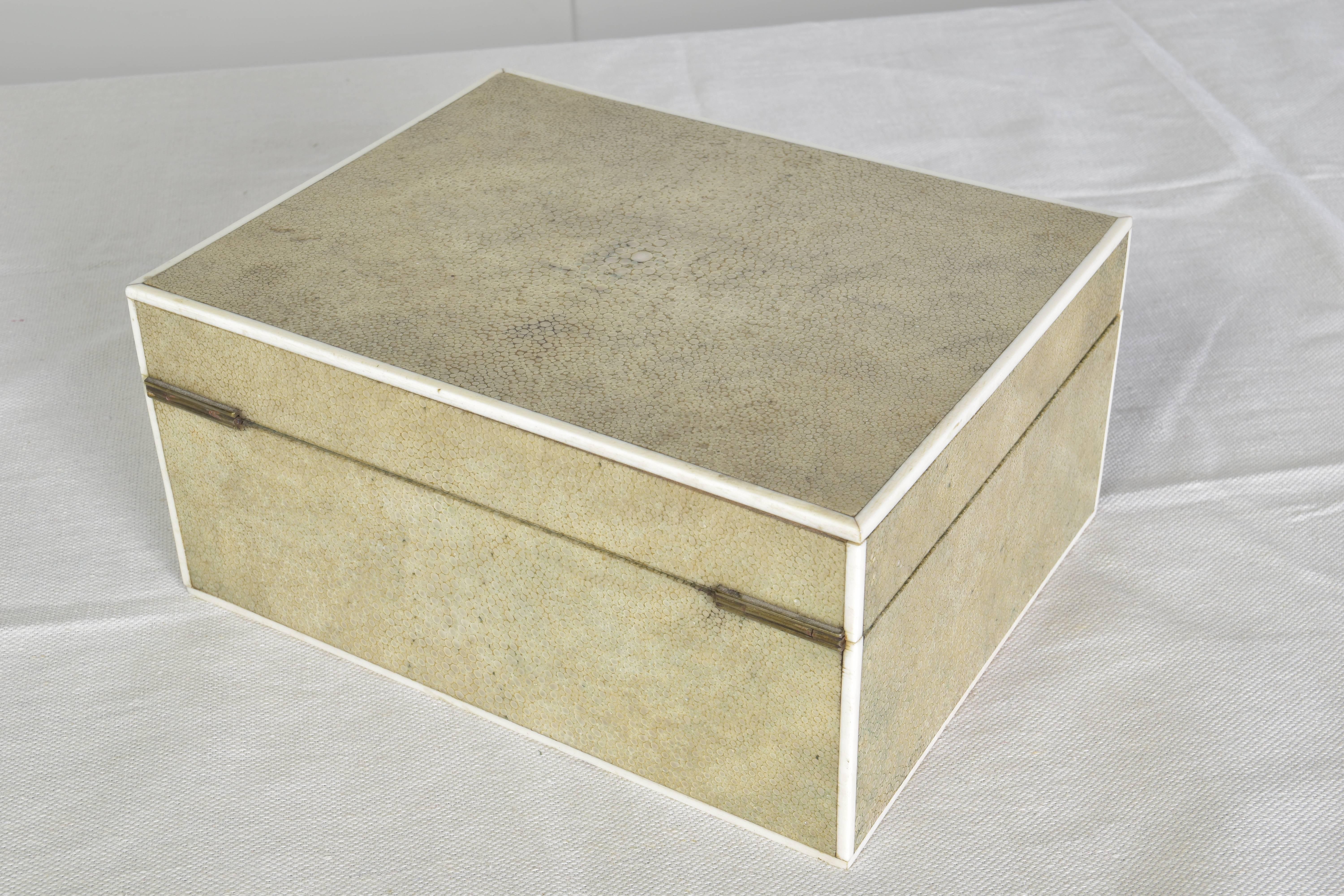 Art Deco Shagreen Box For Sale