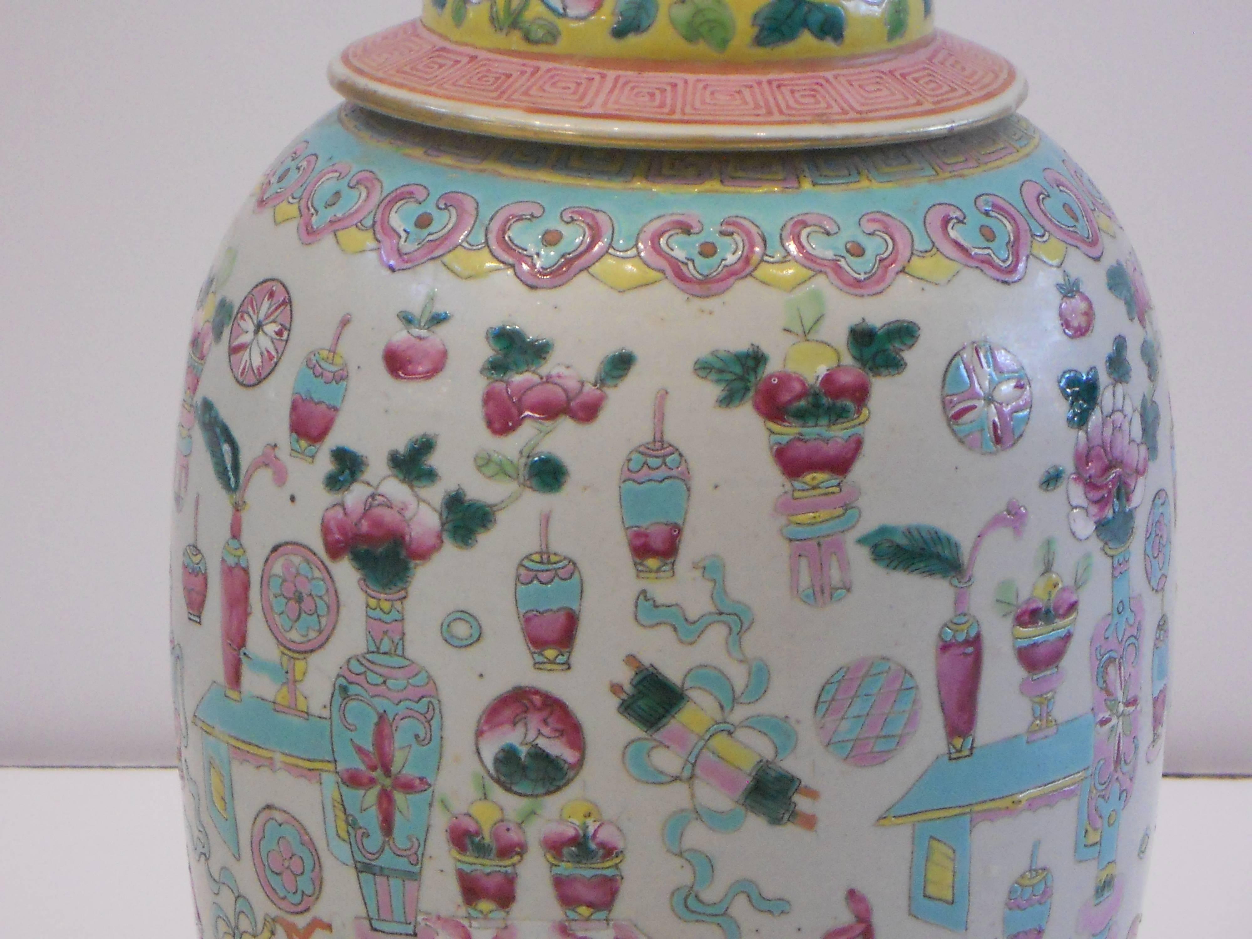 chinese vase lamp