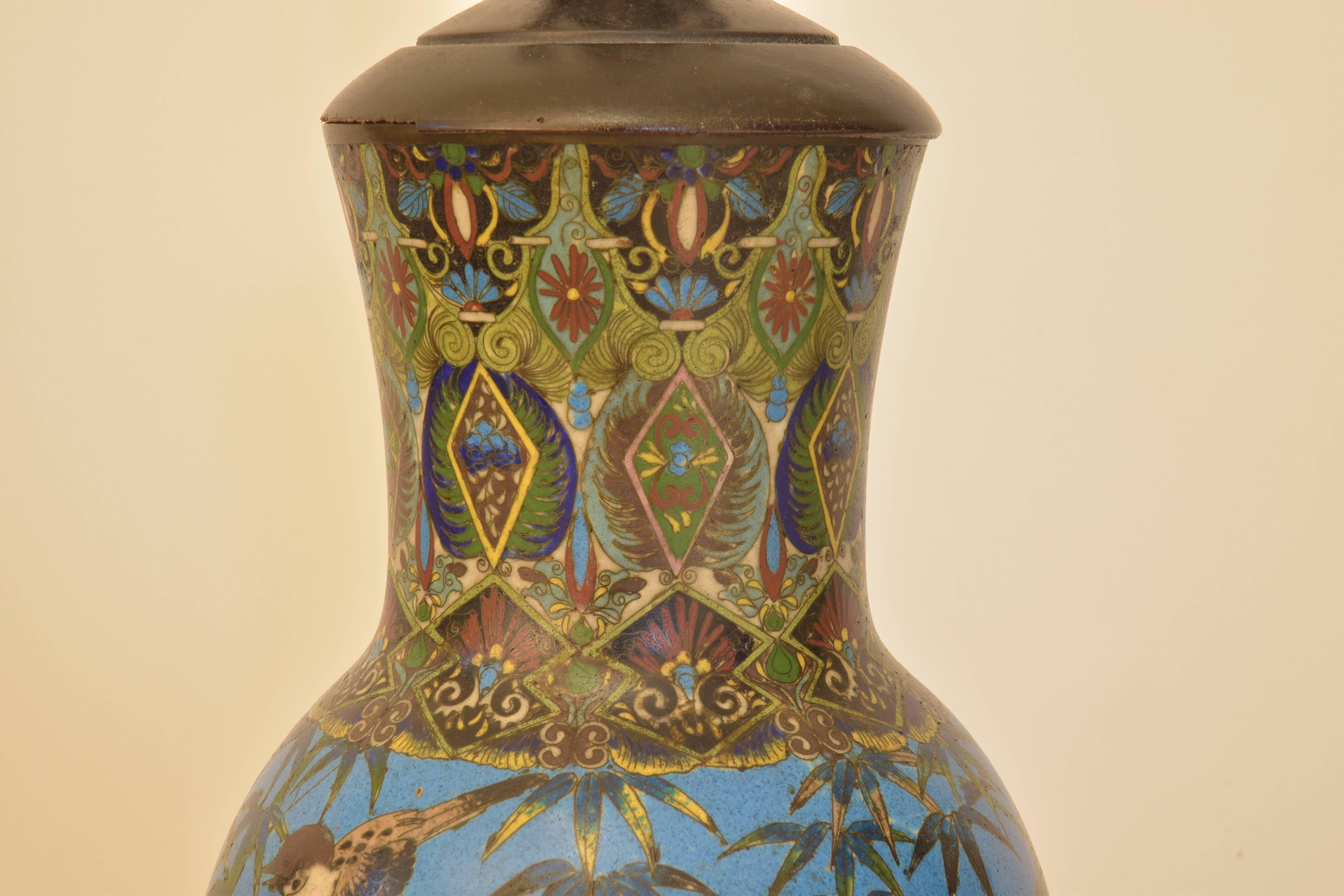 cloisonne lamps for sale