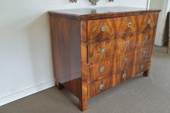 19th Century Bookmatched Biedermeier Commode