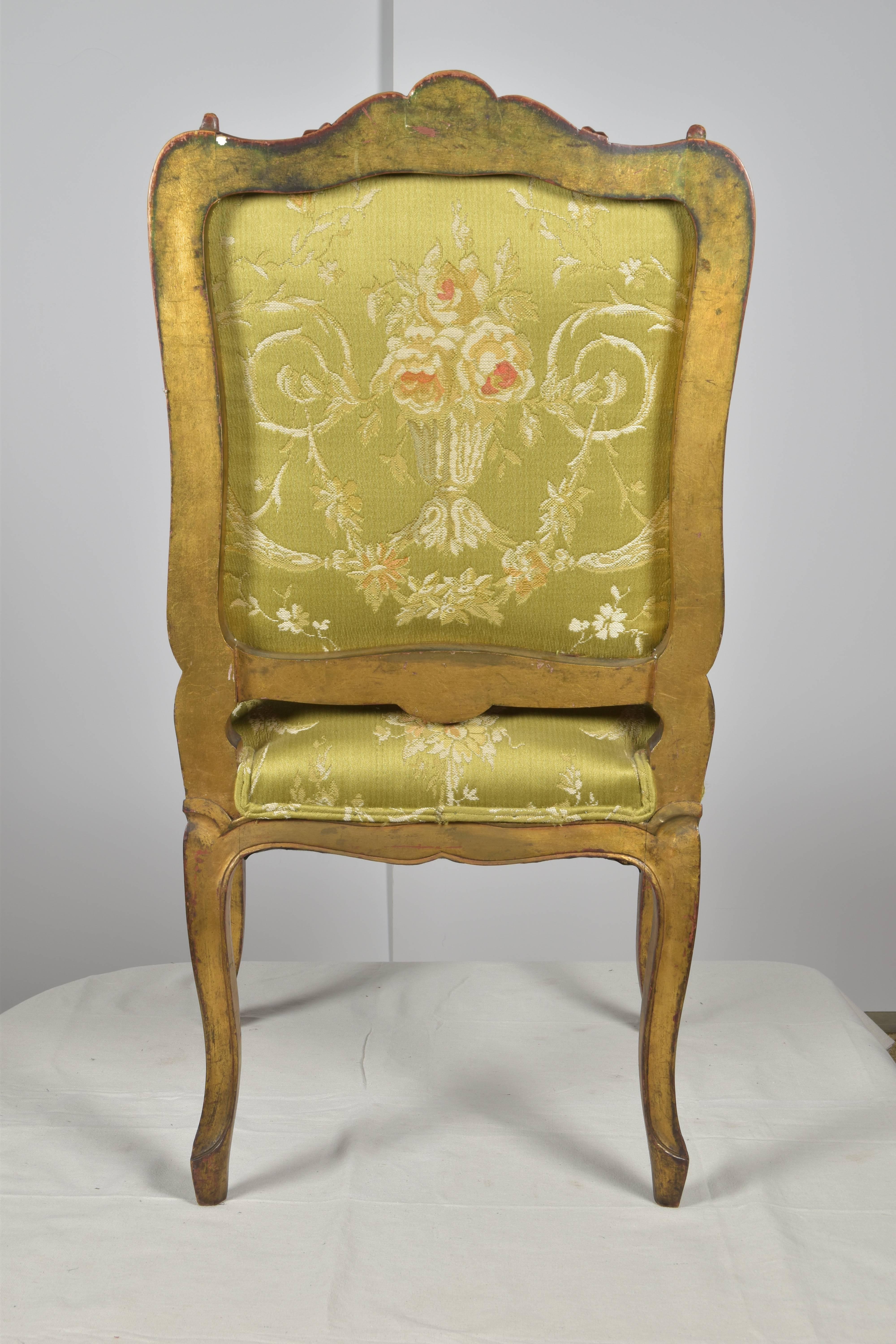 French Provincial 19th Century French Giltwood Chair