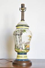 Pair of Mid-20th Century Frederick Cooper Ceramic Lamps