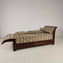 Art Deco Daybed with Hidden Storage & Adjustable Positions
